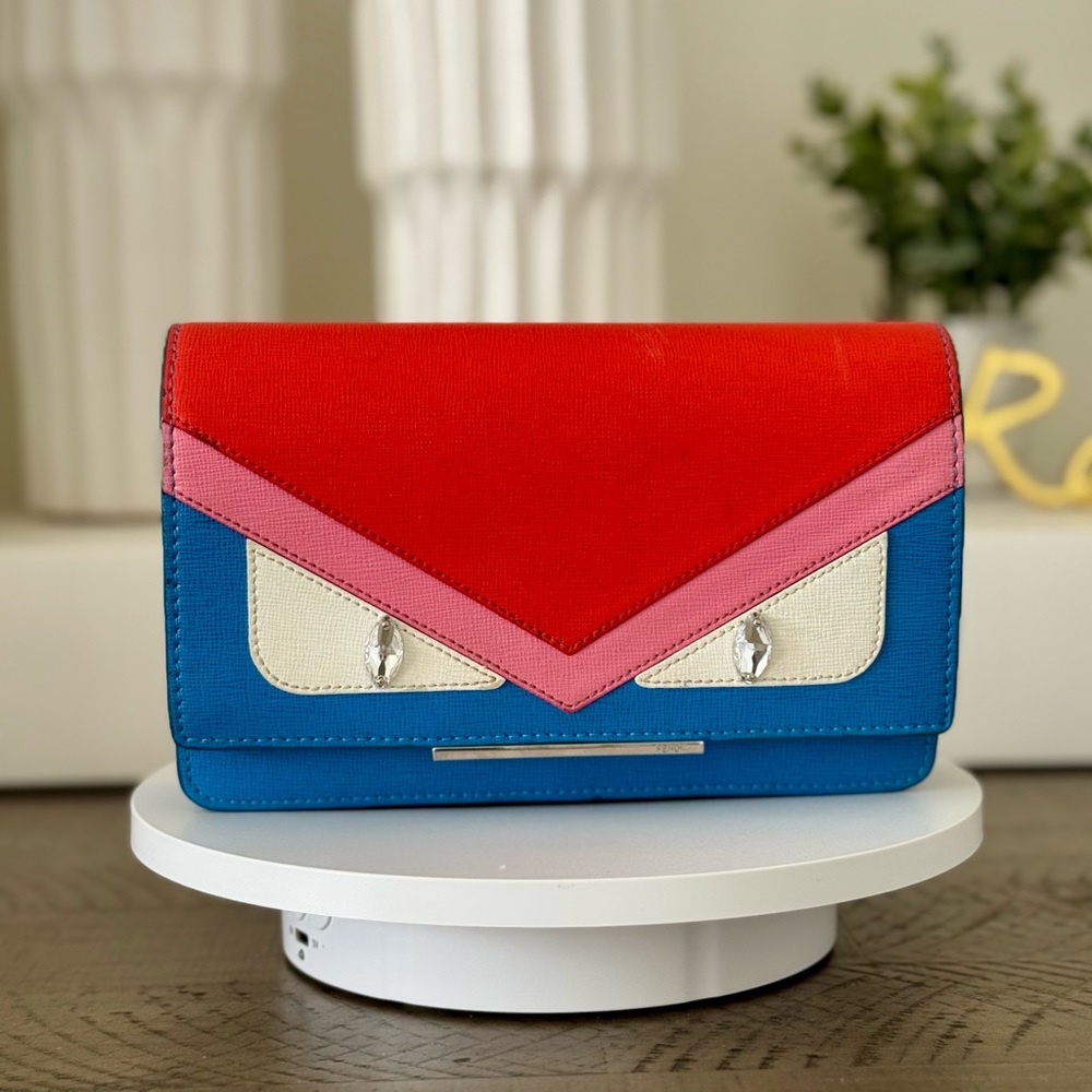 Fendi Monster Eyes Wallet/Clutch